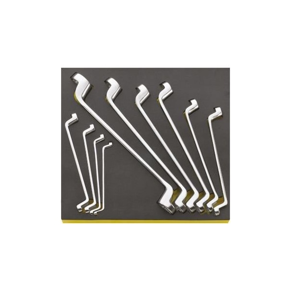 Double ended ring Wrenchs i.TCS inlay No.TCS20/10, 6X7-30X32MM 2/3-tray10-pcs.